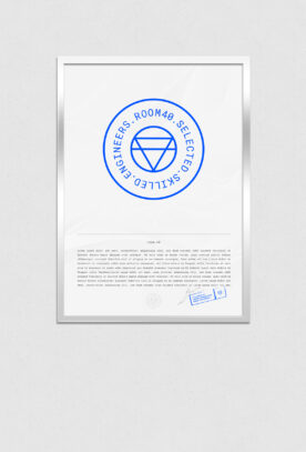 Room40 Vertical Flyer Poster Frame Mockup v2
